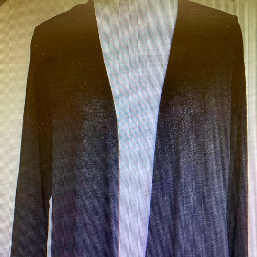 Lularoe Solid black Sarah sweater duster